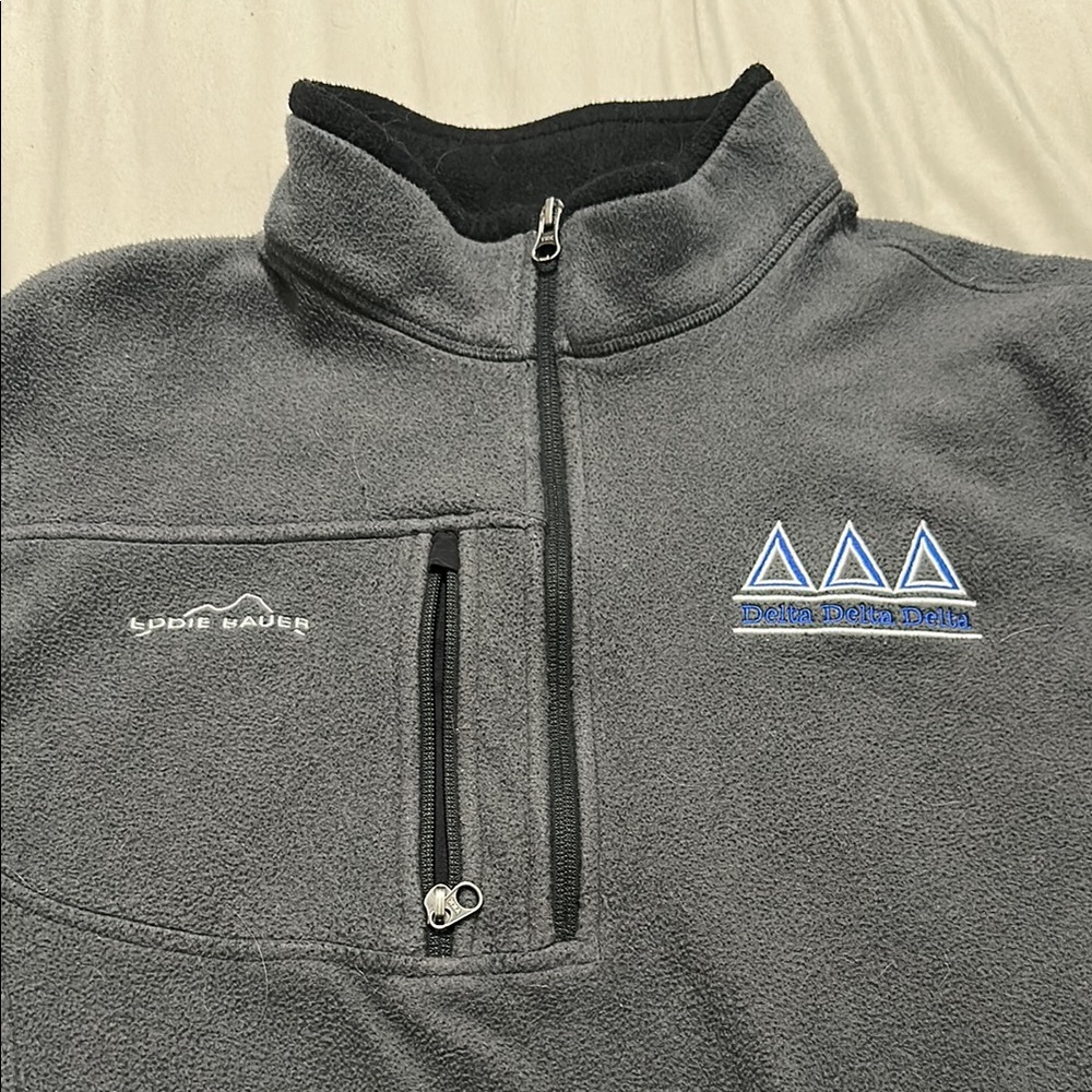 Eddie Bauer Gray Fleece Jacket